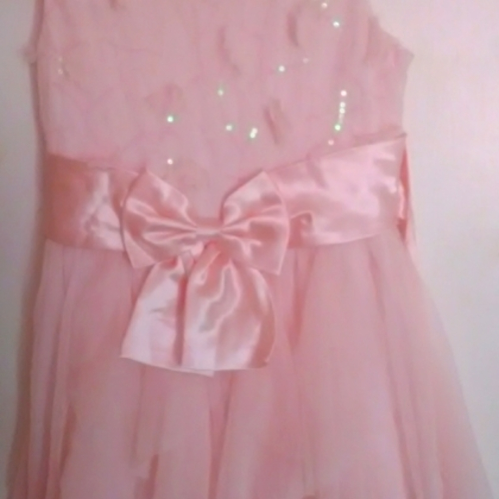 Bonnie Jean Peach Little Girl's Dress size 7